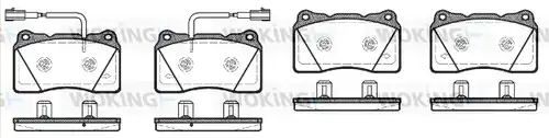 накладки WOKING P7663.12