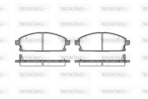 накладки WOKING P7743.12