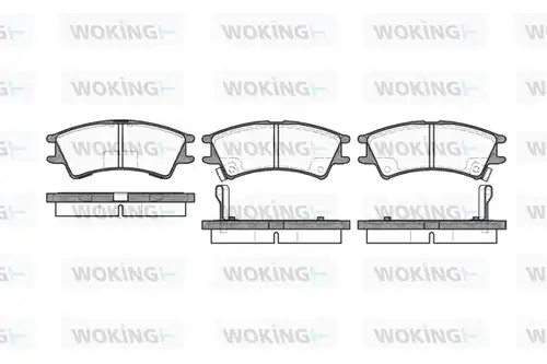 накладки WOKING P7753.02