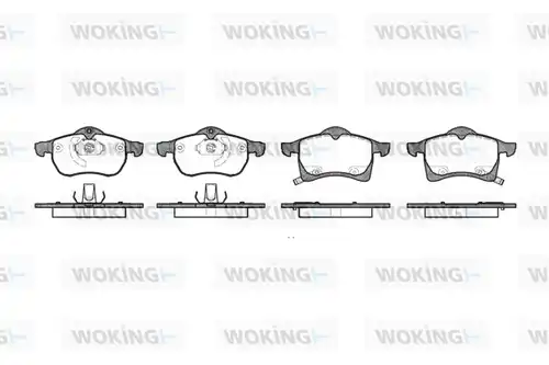 накладки WOKING P7833.02