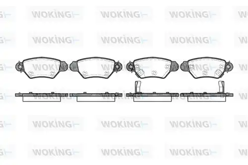 накладки WOKING P7853.02