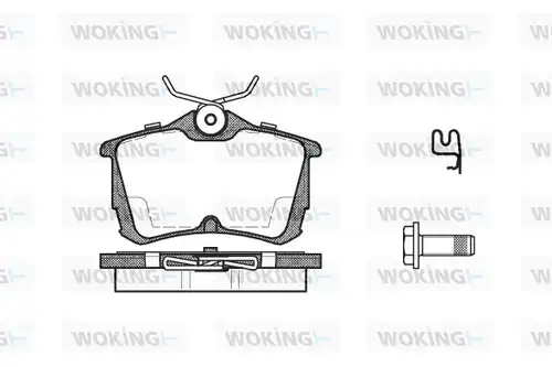 накладки WOKING P7953.02