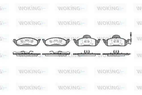 накладки WOKING P7973.01