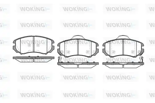 накладки WOKING P8533.02