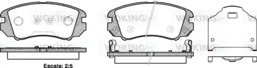 накладки WOKING P8533.22