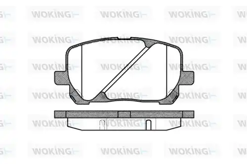 накладки WOKING P8543.00