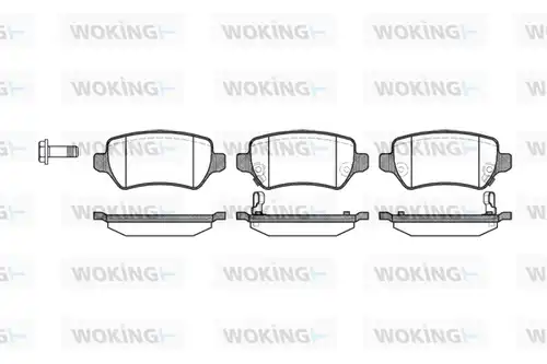 накладки WOKING P8573.02