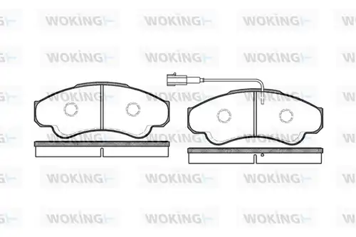 накладки WOKING P8593.01