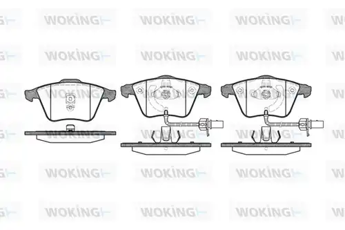 накладки WOKING P8643.02