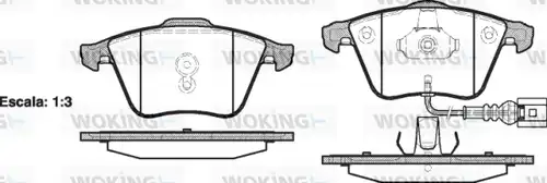 накладки WOKING P8643.41