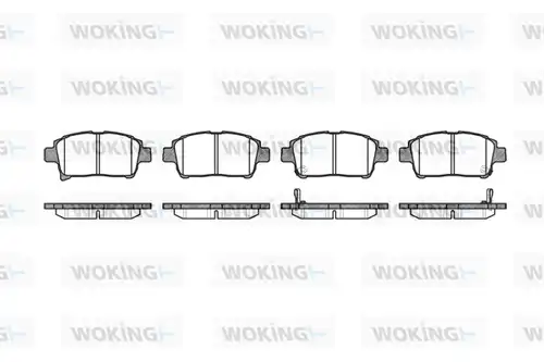 накладки WOKING P8713.02