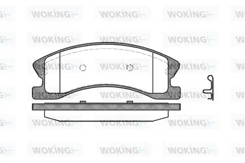 накладки WOKING P8733.02