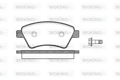 накладки WOKING P8763.10