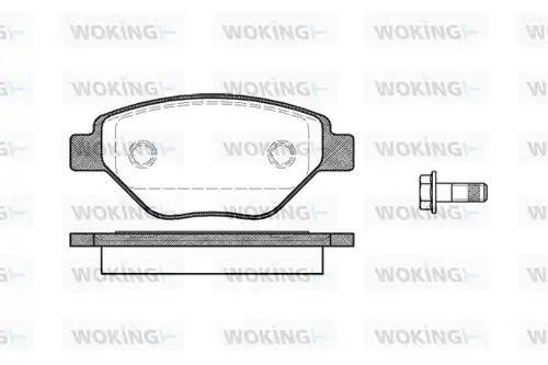 накладки WOKING P8773.00