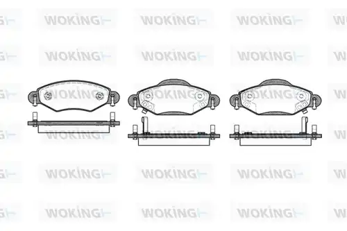 накладки WOKING P8783.02