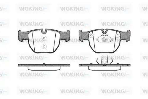 накладки WOKING P8793.00