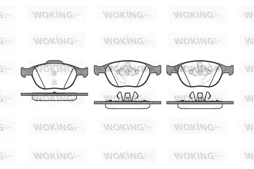 накладки WOKING P8843.00