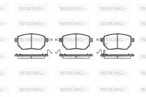 накладки WOKING P8853.02