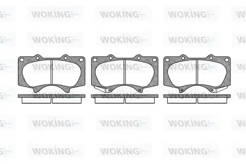 накладки WOKING P8883.00