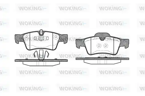 накладки WOKING P8913.10