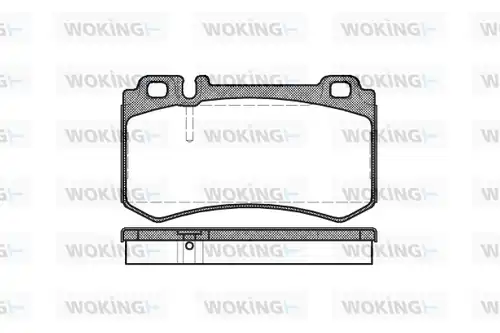 накладки WOKING P8933.00