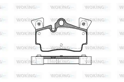 накладки WOKING P8963.10