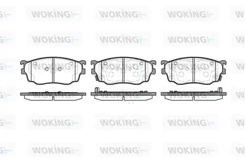 накладки WOKING P9003.12