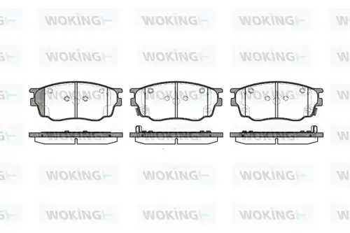 накладки WOKING P9003.22