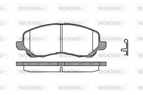 накладки WOKING P9043.12