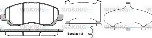 накладки WOKING P9043.31