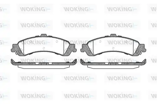 накладки WOKING P9093.02