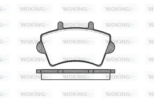 накладки WOKING P9193.00