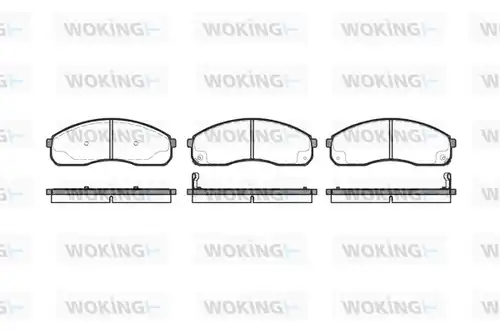 накладки WOKING P9213.12