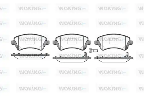 накладки WOKING P9223.12