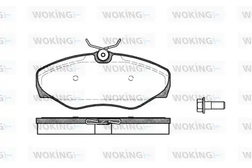 накладки WOKING P9343.00