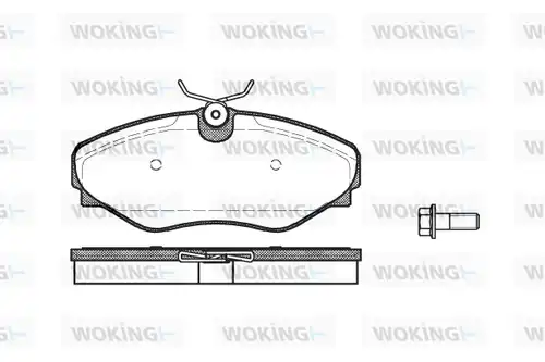 накладки WOKING P9343.20