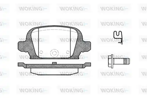 накладки WOKING P9353.02