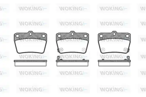 накладки WOKING P9393.02