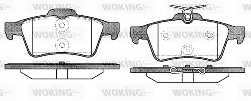 накладки WOKING P9423.40