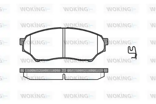 накладки WOKING P9453.01