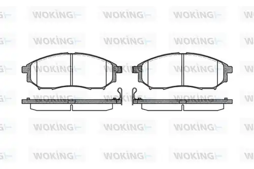 накладки WOKING P9523.14