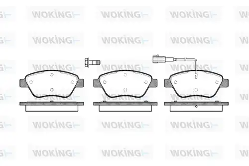 накладки WOKING P9583.01