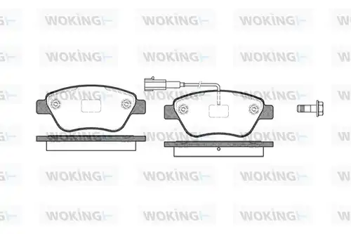 накладки WOKING P9583.11