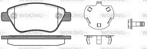 накладки WOKING P9583.30