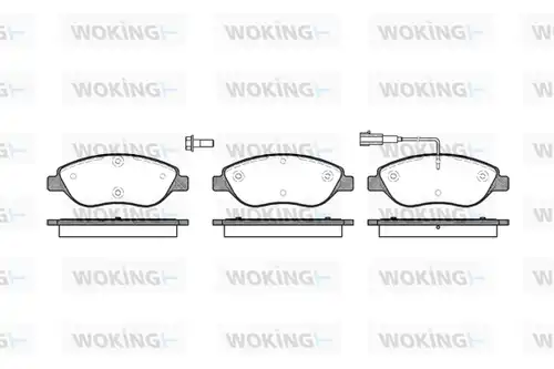 накладки WOKING P9603.01