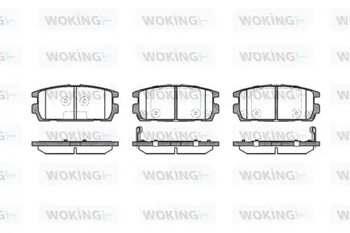 накладки WOKING P9773.02