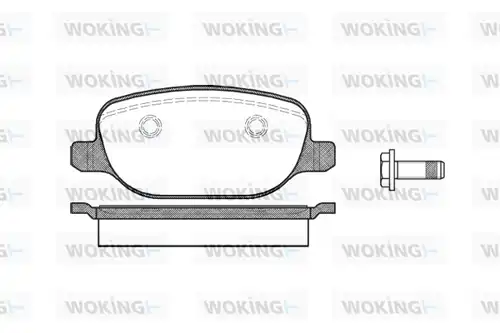 накладки WOKING P9783.00