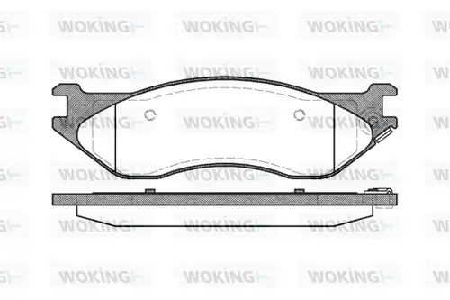 накладки WOKING P9873.04