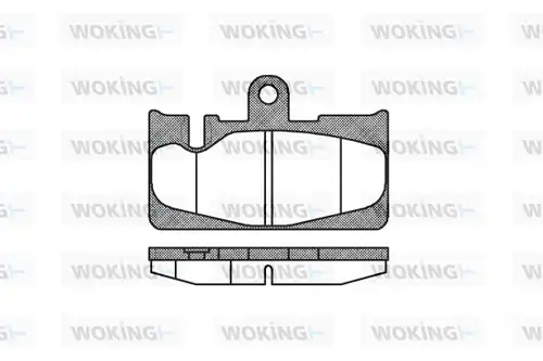 накладки WOKING P9893.00