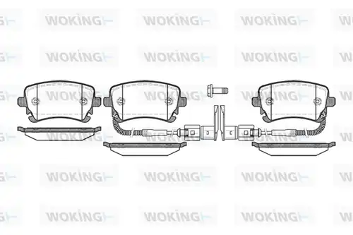 накладки WOKING P9973.02